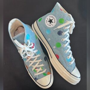 Converse x Golf Wang 70 Hi Denim Polka Dot